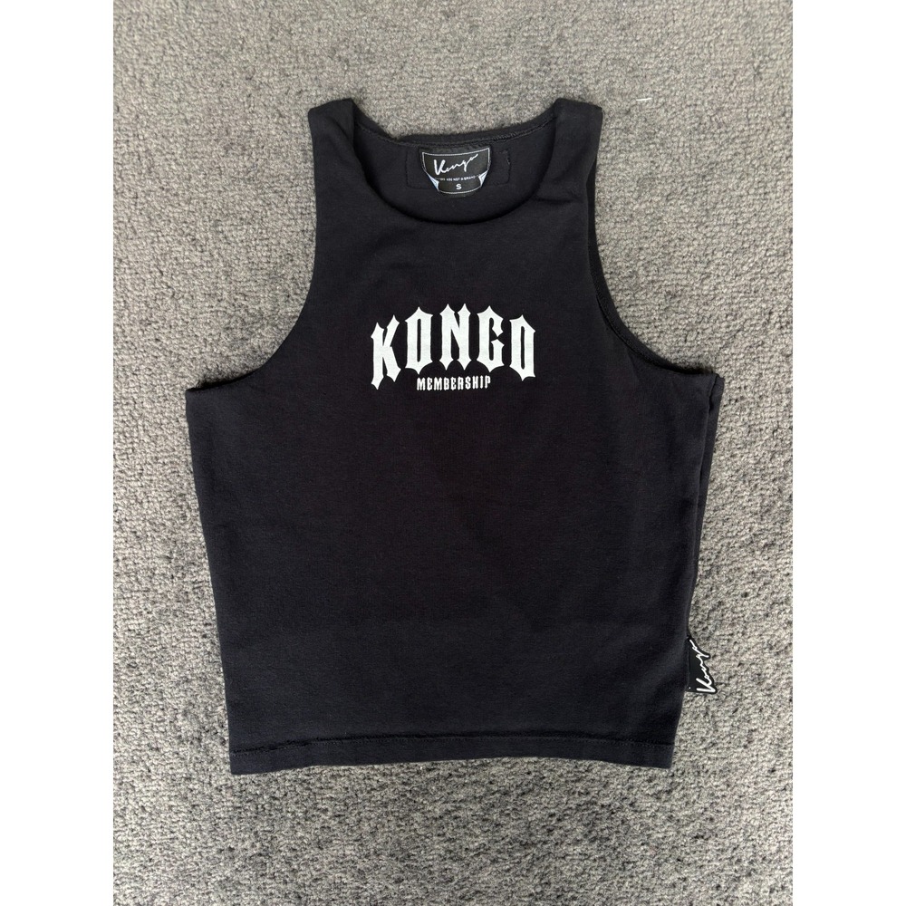 Kongo Tank Top Women's Size Small Black King Of The Kong Round Neck Pullover‎
